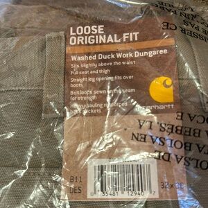 Carhartt NWT Dungaree pants